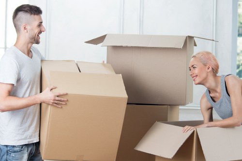 Well-organized storage area representing flexible Harmondsworth storage solutions